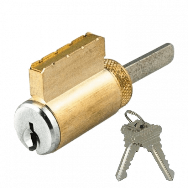 MAXTECH KIK Cylinder US26D Nickel Finish (SC1 Keyway)