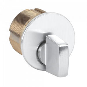 MAXTECH 1" Thumbturn Mortise Cylinder 26D Satin Chrome Finish
