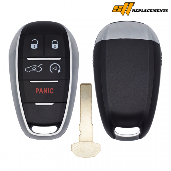 2017-2024 REPLACEMENT 5B SMART KEYLESS PROXIMITY REMOTE FOB FOR ALFA ROMEO GIULIA STELVIO KR5ALFA434 6EP44LXHAA