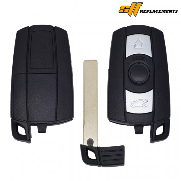 2004-2010 REPLACEMENT 3B SMART KEYLESS PROXIMITY REMOTE FOB FOR BMW 3 & 5 SERIES CAS3 KR55WK49147