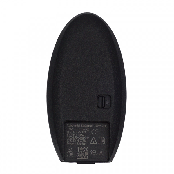 2021-2024 3B NISSAN FRONTIER MURANO TITAN SMART KEYLESS REMOTE FOB KR5TXN7 285E3-9BU1A 285E3-9BU1B (PEWTER LOGO) - Image 3