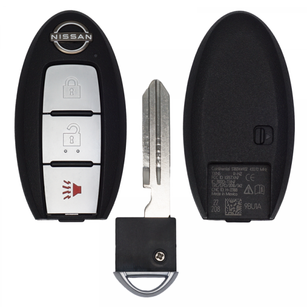 2021-2024 3B NISSAN FRONTIER MURANO TITAN SMART KEYLESS REMOTE FOB KR5TXN7 285E3-9BU1A 285E3-9BU1B (PEWTER LOGO)
