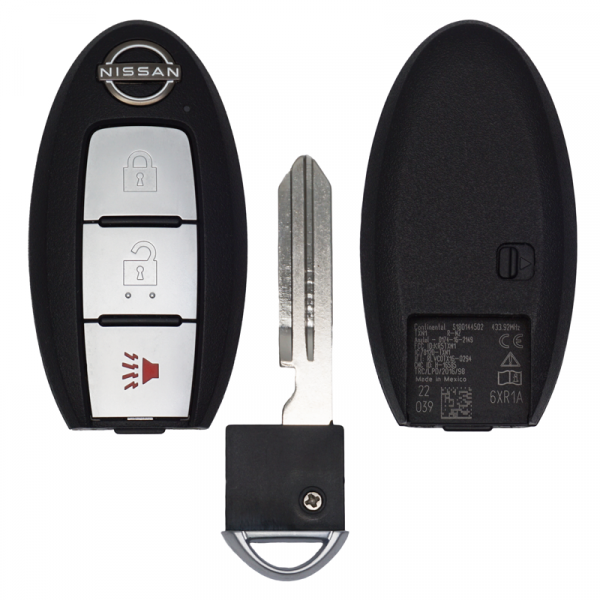 2021-2024 NISSAN 3B KICKS PATHFINDER ROGUE SMART KEYLESS REMOTE FOB KR5TXN1 285E3-6XR1A (PEWTER LOGO)