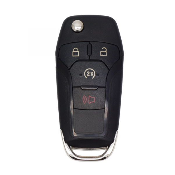 2023-2024 REPLACEMENT 4B HIGH SECURITY FLIP STYLE KEYLESS REMOTE FOB FOR FORD F-SERIES TRUCKS N5F-A08TBLP 164-R8337 - Image 2