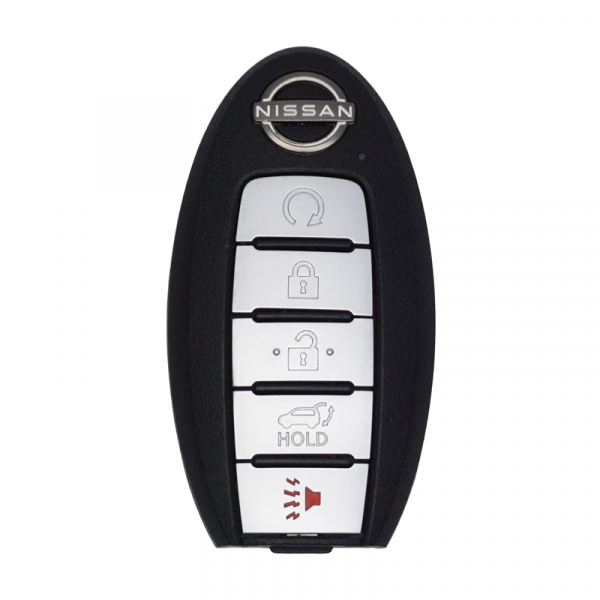 2021-2024 NISSAN PATHFINDER ROGUE 5B SMART KEYLESS PROXIMITY REMOTE FOB S180144507 285E3-6XR7A (PEWTER LOGO) - Image 2