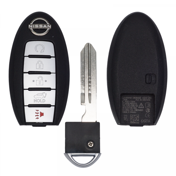 2021-2024 NISSAN PATHFINDER ROGUE 5B SMART KEYLESS PROXIMITY REMOTE FOB S180144507 285E3-6XR7A (PEWTER LOGO)