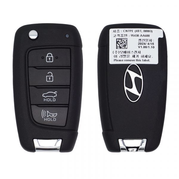 2023-2024 HYUNDAI ELANTRA 4B FLIP STYLE KEYLESS REMOTE FOB NYOMBEC4TX2004 95430-AA600