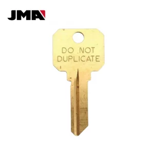 JMA SCHLAGE SC1 (Do Not Duplicate) KEY BLANK BRASS JMA SLG-3C (DNDSC1)