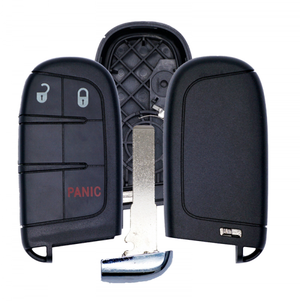 NEW REPLACEMENT 3B CASE SHELL FOR JEEP SMART KEYLESS PROXIMITY REMOTE FOB M3N-40821302