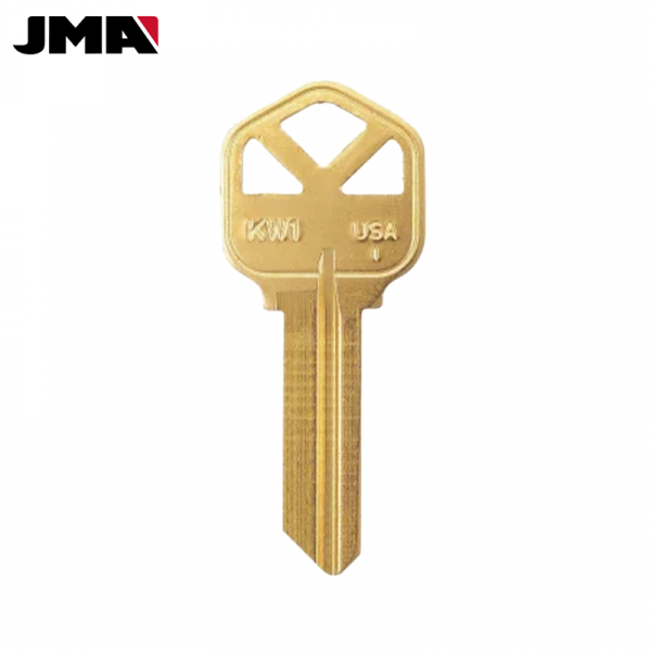 JMA KW1 RESIDENTIAL KEYS BRASS FINISH KWI-1KE-BR