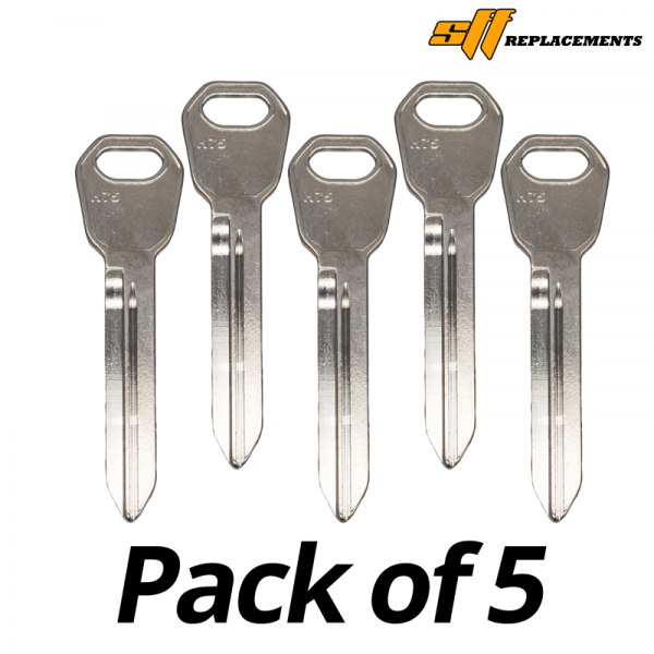 H75 MECHANICAL KEY BLANK FOR FORD 8-CUT PACK OF 5