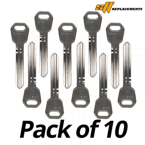 HY15 MECHANICAL KEY BLANK PACK OF 10