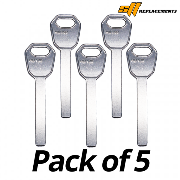HU100 MECHANICAL KEY BLANK PACK OF 5
