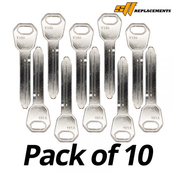 Y159 Y157 CHR-15 MECHANICAL KEY BLANK PACK OF 10