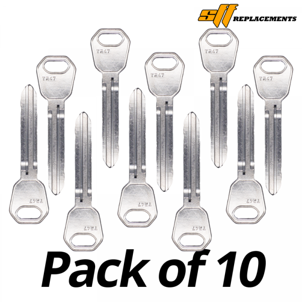 TR47 X217 TOYO-15E MECHANICAL HIGH SECURITY KEY BLANK PACK OF 10