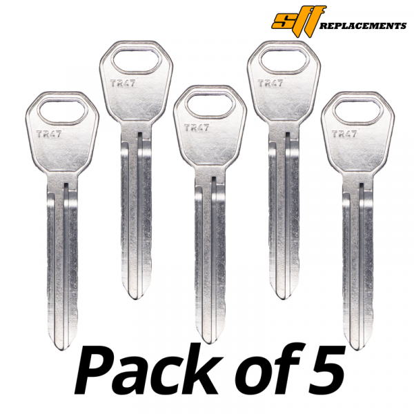 TR47 X217 TOYO-15E MECHANICAL HIGH SECURITY KEY BLANK PACK OF 5