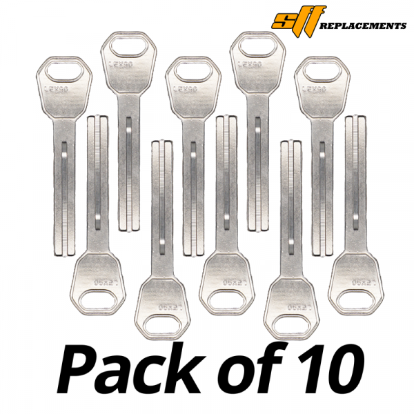 LXP90 KK10 MECHANICAL HIGH SECURITY KEY BLANK PACK OF 10