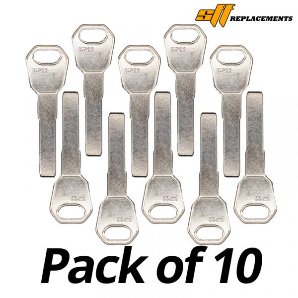 SIP22 MECHANICAL HIGH SECURITY KEY BLANK PACK OF 10