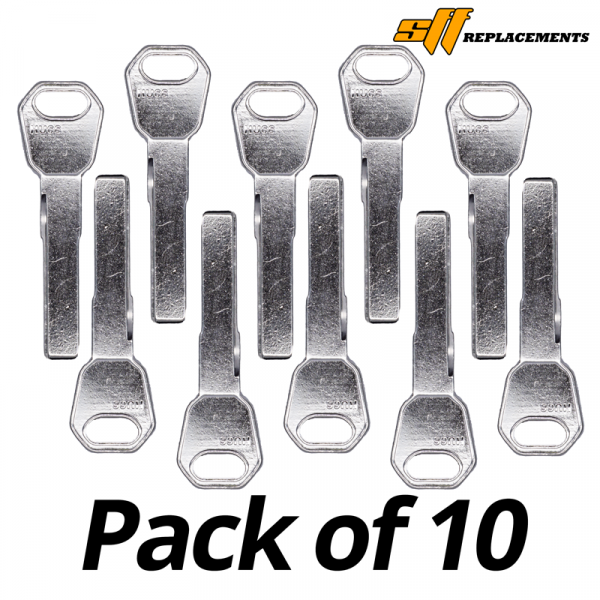 HU66 MECHANICAL HIGH SECURITY KEY BLANK PACK OF 10