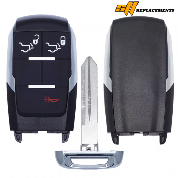 2019-2022 REPLACEMENT 3B SMART KEYLESS PROXIMITY REMOTE FOB FOR RAM 2500 3500 4500 68381171 GQ4-76T - Image 2