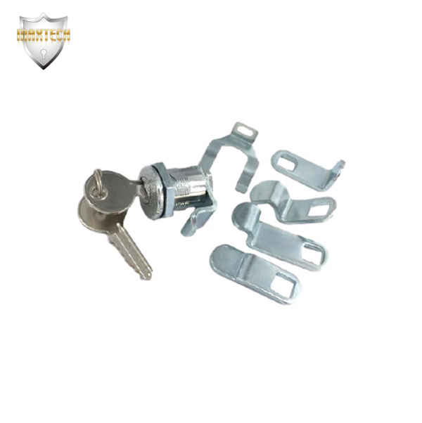 MAXTECH Mailbox Multi Cam Cylinder Threaded Body HL1 - Bright Nickel