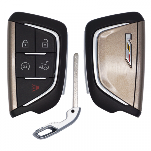 2022-2024 5B CADILLAC CT4 CT5 V TRIM GOLD SMART KEYLESS PROXIMITY REMOTE FOB TRANSMITTER YG0G20TB1 85541929