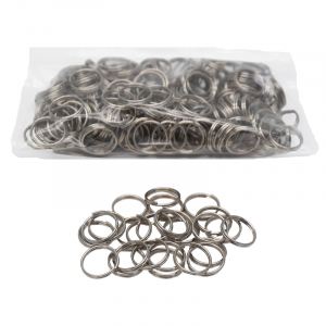 250 PACK OF 3/8" SMALL GIVE AWAY KEY RINGS (TOYOTA / SUBARU SMART)
