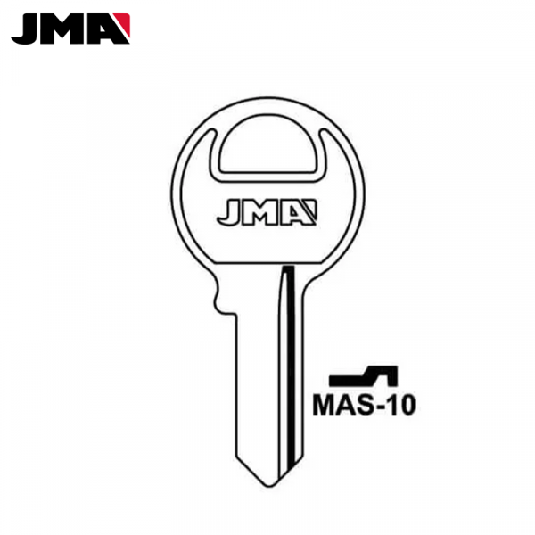 JMA M1 1092 MASTER PADLOCKS KEY NICKEL FINISH JMA-MAS-10 (PACK OF 10)