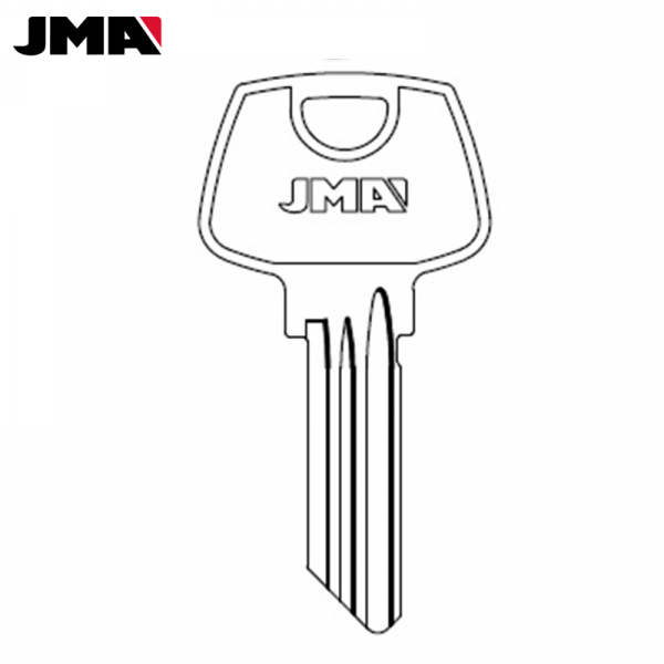 JMA 1007LK SARGENT KEY NICKEL FINISH JMA-SAR-75 (PACK OF 10)