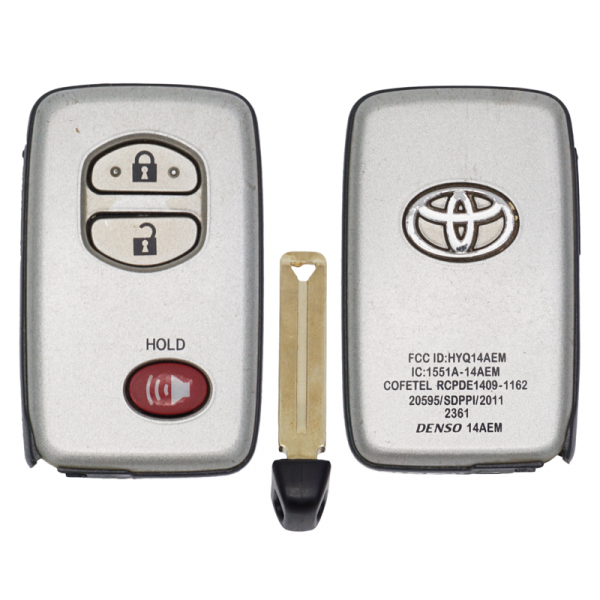 2008-2015 TOYOTA LAND CRUISER 3B SMART KEYLESS PROXIMITY REMOTE FOB HYQ14AEM 89904-60771