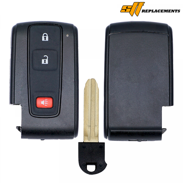 2004-2009 REPLACEMENT 3B SMART KEYLESS REMOTE FOB TRANSMITTER FOR TOYOTA PRIUS MOZB21TG (NON PROXIMITY)