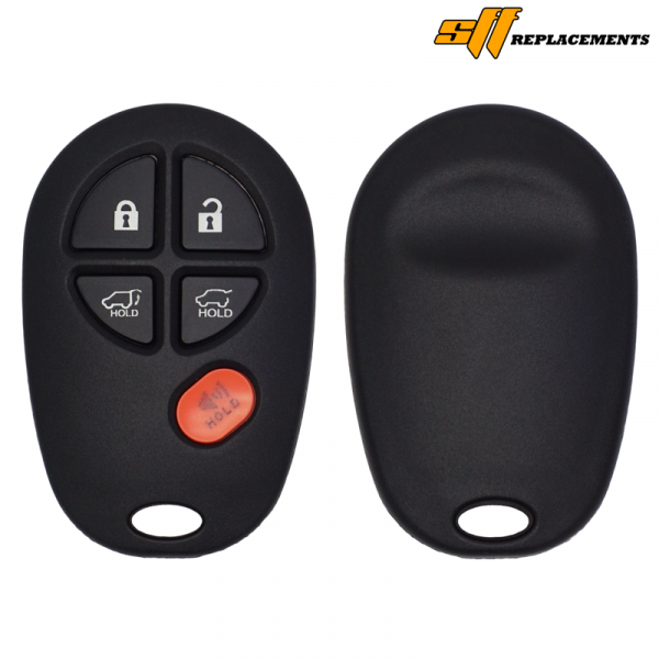 2007-2012 REPLACEMENT 5B KEYLESS REMOTE TRANSMITTER FOR TOYOTA HIGHLANDER GQ43VT20T 89742-0W021 89742-0W020