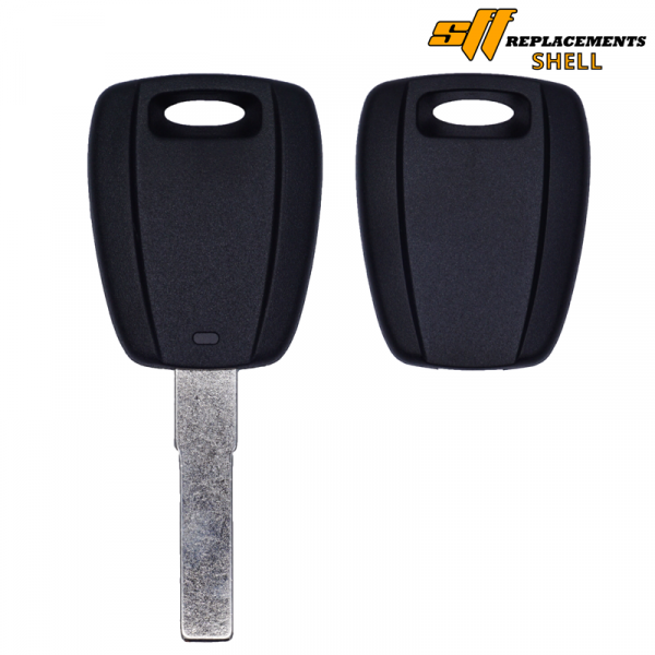 2012-2024 SIP22 TRANSPONDER KEY SHELL CLAM STYLE FOR FIAT RAM JEEP