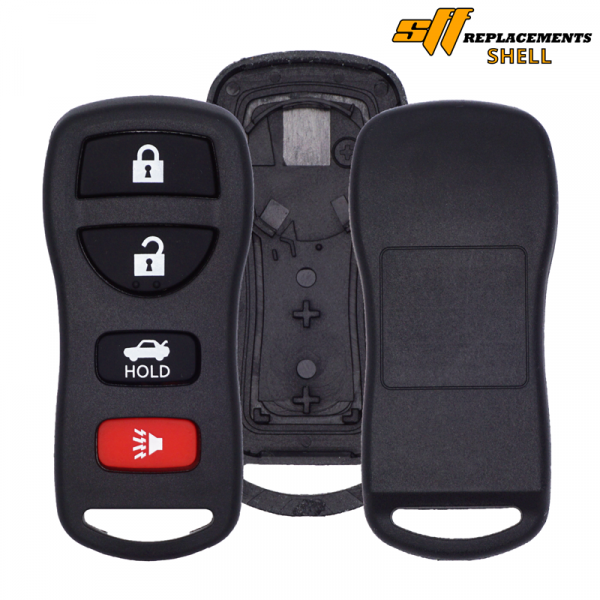 REPLACEMENT 4B KEYLESS ENTRY REMOTE SHELL / CASE FOR NISSAN KBRASTU15
