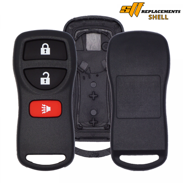REPLACEMENT 3B KEYLESS ENTRY REMOTE SHELL / CASE FOR NISSAN CWTWB1U821