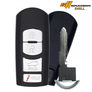 REPLACEMENT 4B PROXIMITY SMART KEY SHELL FOR MAZDA CX-5 CX-9 WAZSKE13D01 WAZSKE13D02