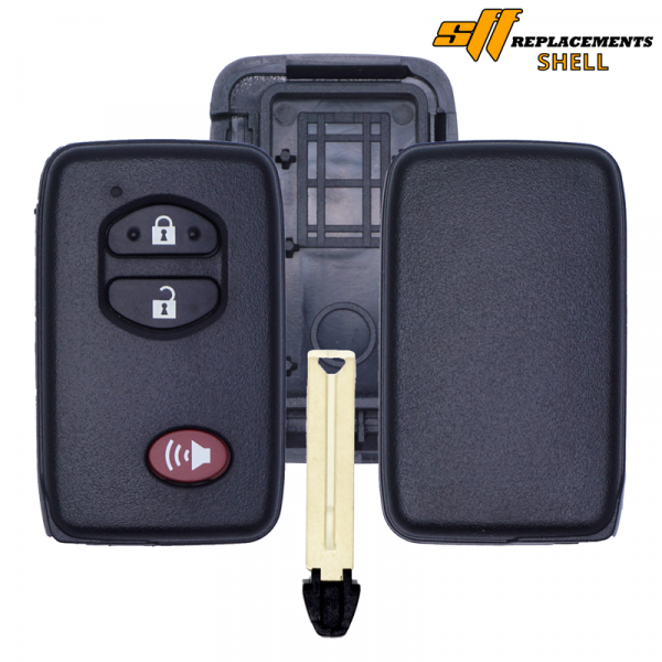 2007-2014 REPLACEMENT 3B CASE / SHELL FOR TOYOTA SMART KEY REMOTES HYQ14ACX HYQ14AAB HYQ14AEM