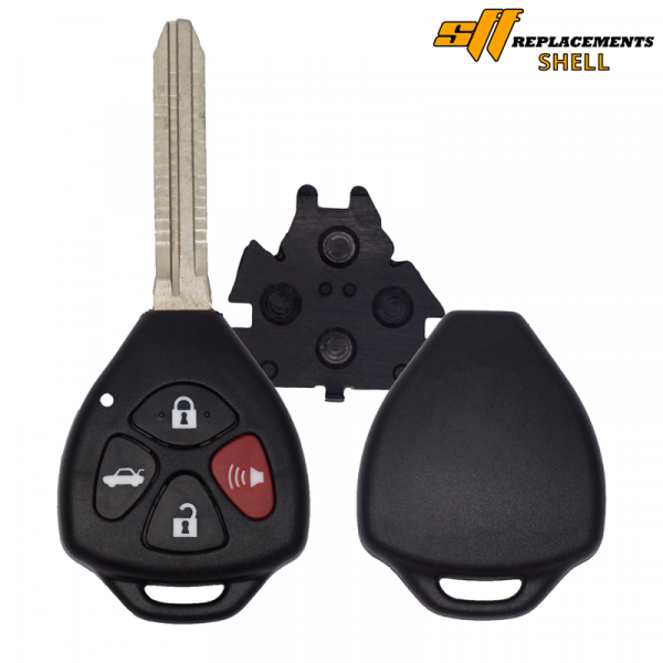 2005-2012 REPLACEMENT 4B REMOTE HEAD KEY SHELL FOR TOYOTA TR47 HYQ12BBY, GQ4-29T, MOZB41TG, M0ZB41TG