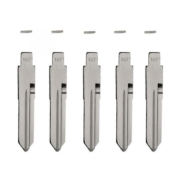 GLOBAL TECSPRO GTL MITSUBISHI MIT9 FLIP KEY BLADE W/ ROLL PINS FOR XHORSE REMOTES