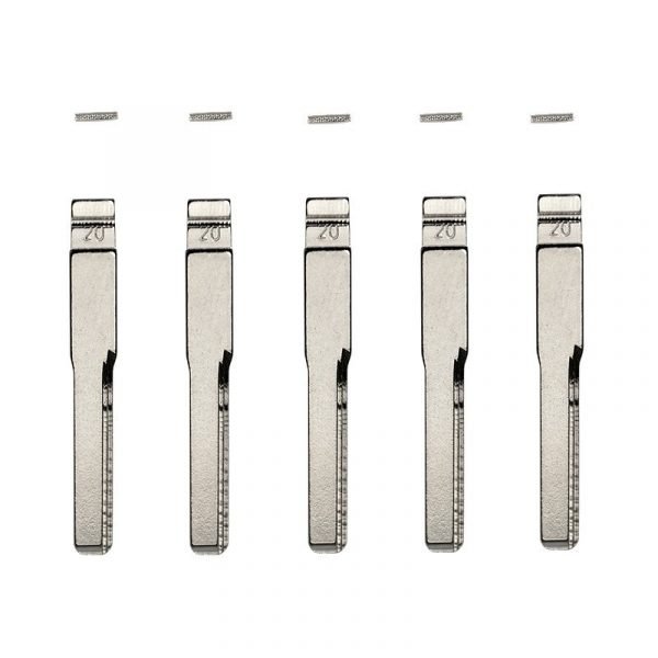 GLOBAL TECSPRO GTL MERCEDES HU64 2-TRACK FLIP KEY BLADE W/ ROLL PINS FOR XHORSE REMOTES