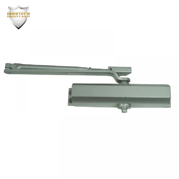 MAXTECH DC740B Commercial Hydraulic Mount Door Closer - Aluminum Finish