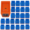 QUICKIE REMOTE FAST CHANGE UNLOCKING CRADLE BUNDLE - 24 CRADLES + BASE & CABLES