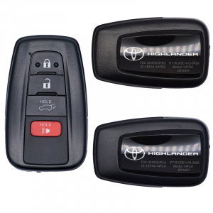 2020-2024 TOYOTA HIGHLANDER 4B SMART KEY REMOTE HYQ14FBC / HYQ14FLA (FOR USE WITH AUTOKEY TOYOTA TOOL & TANGO)