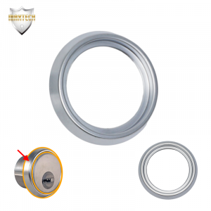 MAXTECH Mortise Cylinder Collar in Satin Nickel Finish