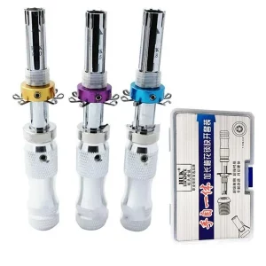 HUK 7 PIN TUBULAR LOCK PICK SET 7mm, 7.5mm, 7.8mm