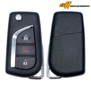 REPLACEMENT 2019-2024 3B FLIP STYLE KEYLESS REMOTE TRANSMITTER FOR TOYOTA RAV4 GQ4-73T 89070-0R300