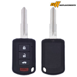 REPLACEMENT 2016-2018 4B KEY REMOTE HEAD FOB FOR MITSUBISHI LANCER OUCJ166N 6370B945