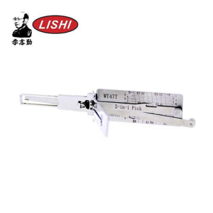 ORIGINAL LISHI WT47T SAAB 4-TRACK 2-IN-1 PICK & DECODER ANTI GLARE