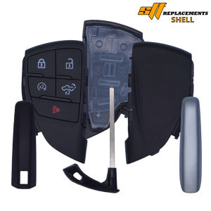 NEW REPLACEMENT CASE / SHELL FOR 5B CHEVROLET SILVERADO GMC SIERRA SMART KEY PROXIMITY REMOTE FOB YG0G21TB2