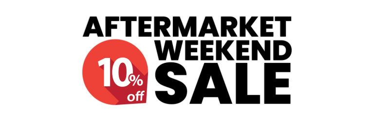 Weekend sale! 10% off aftermarket